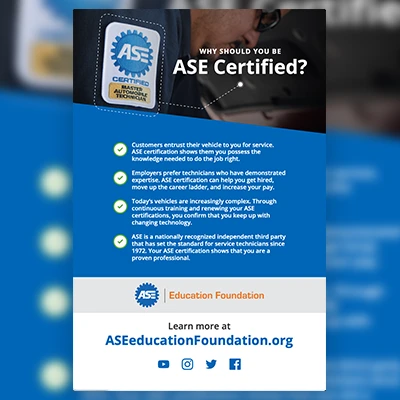Why Should You Be ASE Certified?- Poster