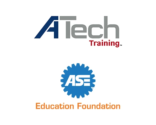 ATech and ASE Education Foundation logos