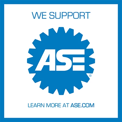 We Support ASE - Window Cling